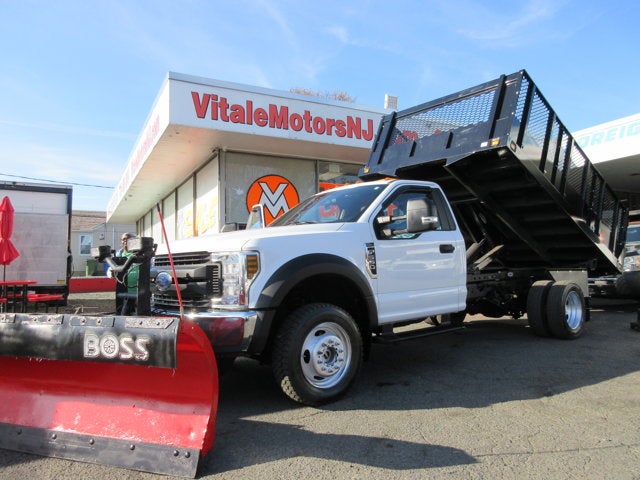 2018 Ford Super Duty F-550 DRW 12' DUMP,, PLOW
